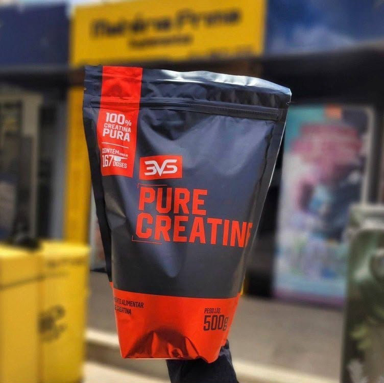Creatina Monohidratada 500g 100% Pura 3VS Nutrition